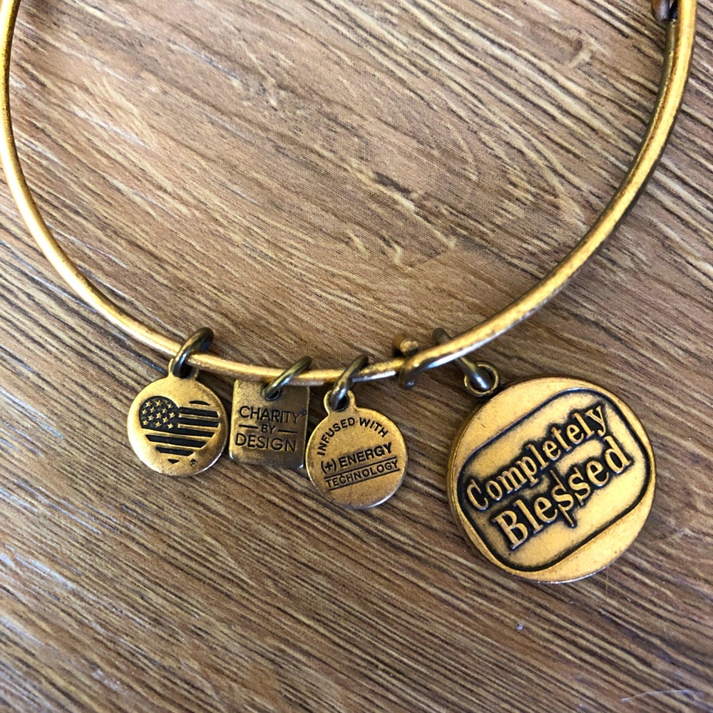 Alex and Ani Gold Completely Blessed Bangle